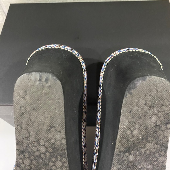 Rocket Dog Wedge-Aztec Pattern Trim- Flip Flop- Sze 8-8.5 - Picture 7 of 14